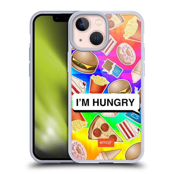 emoji® Food Hungry Soft Gel Case for Apple iPhone 13 Mini