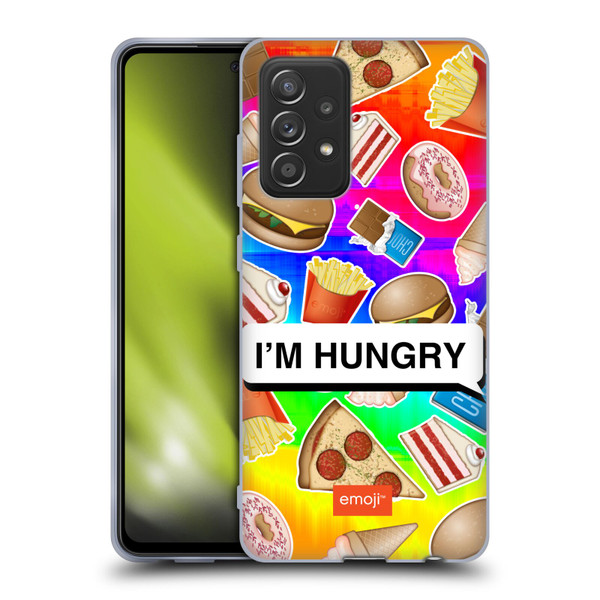 emoji® Food Hungry Soft Gel Case for Samsung Galaxy A52 / A52s / 5G (2021)