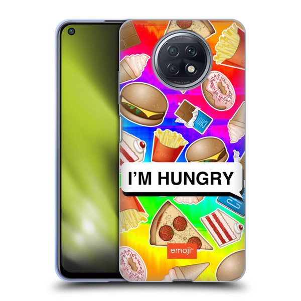 emoji® Food Hungry Soft Gel Case for Xiaomi Redmi Note 9T 5G