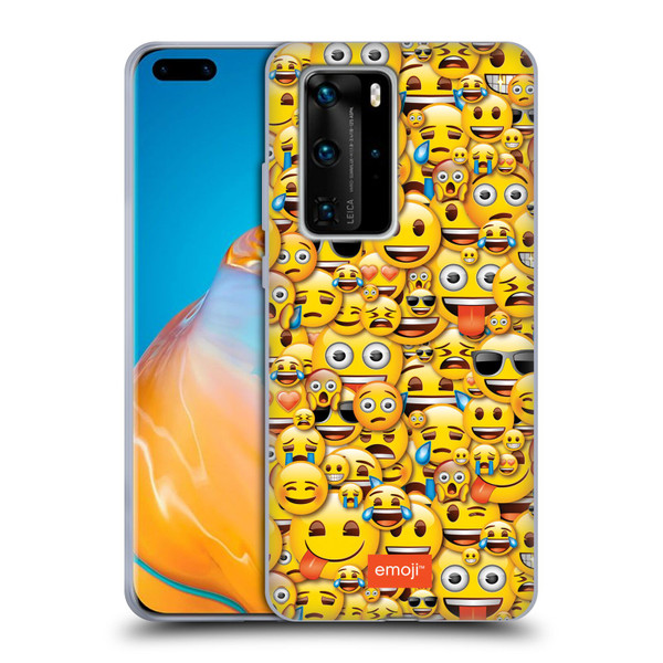 emoji® Full Patterns Smileys Soft Gel Case for Huawei P40 Pro / P40 Pro Plus 5G
