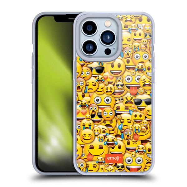 emoji® Full Patterns Smileys Soft Gel Case for Apple iPhone 13 Pro