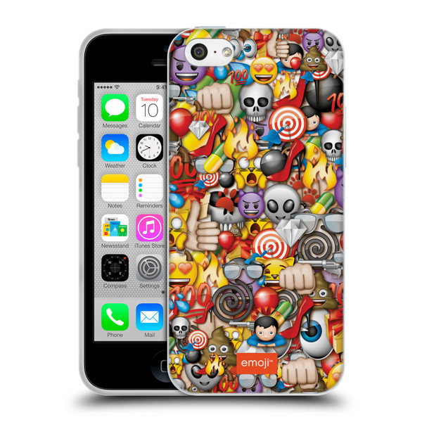 emoji® Full Patterns Assorted Soft Gel Case for Apple iPhone 5c