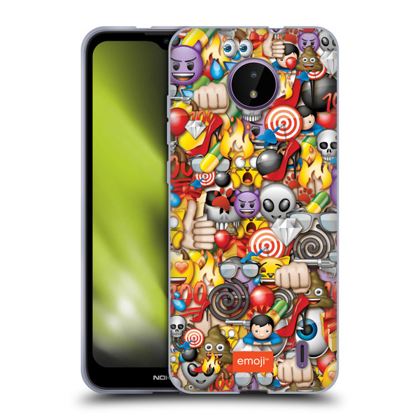 emoji® Full Patterns Assorted Soft Gel Case for Nokia C10 / C20