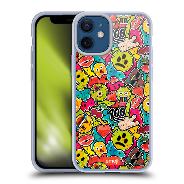 emoji® Graffiti Colours Soft Gel Case for Apple iPhone 12 Mini
