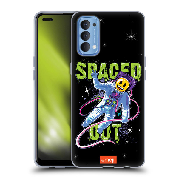 emoji® Graffiti Space Out Soft Gel Case for OPPO Reno 4 5G