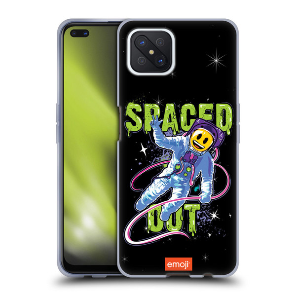 emoji® Graffiti Space Out Soft Gel Case for OPPO Reno4 Z 5G