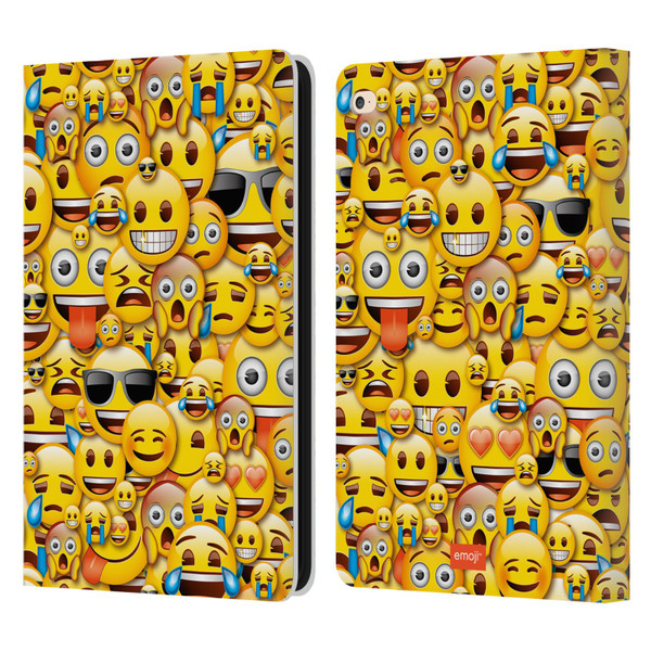 emoji® Full Patterns Smileys Leather Book Wallet Case Cover For Apple iPad Air 2 (2014)