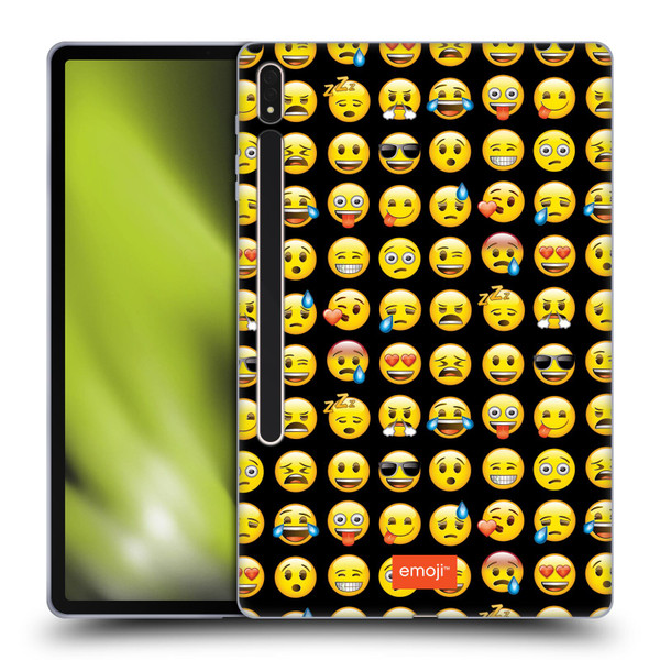 emoji® Smileys Pattern Soft Gel Case for Samsung Galaxy Tab S8 Plus