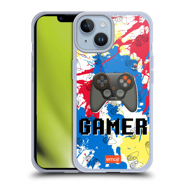 emoji® Trendy Gamer Soft Gel Case for Apple iPhone 14