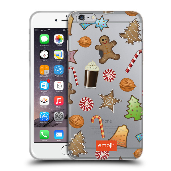 emoji® Winter Wonderland Christmas Cookies Soft Gel Case for Apple iPhone 6 Plus / iPhone 6s Plus