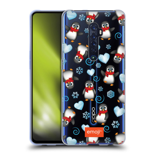 emoji® Winter Wonderland Penguins Soft Gel Case for OPPO Reno 2