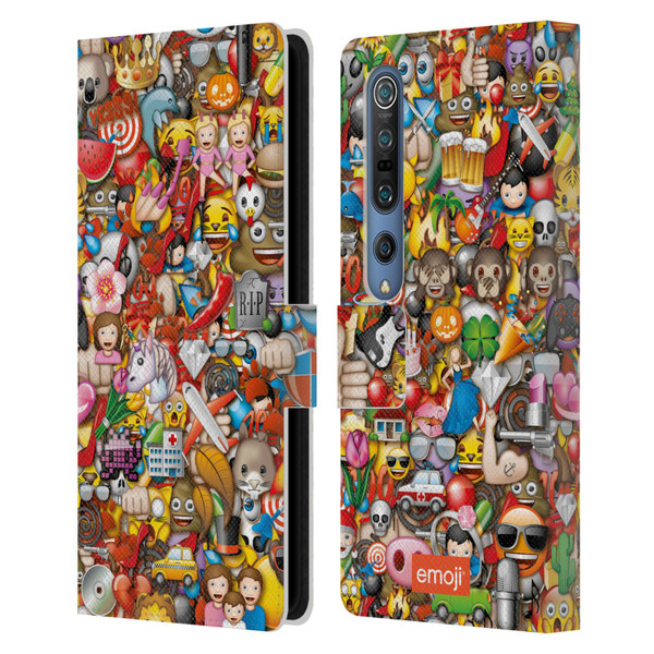 emoji® Trendy Full Pattern Leather Book Wallet Case Cover For Xiaomi Mi 10 5G / Mi 10 Pro 5G