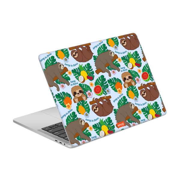 emoji® Art Patterns Tropical Sloth Vinyl Sticker Skin Decal Cover for Apple MacBook Pro 13" A1989 / A2159