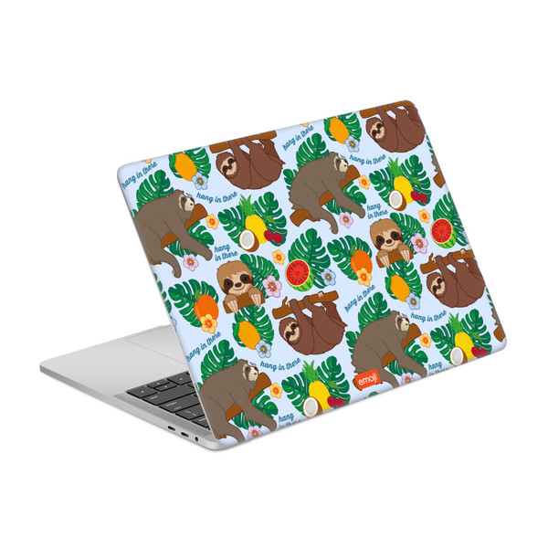 emoji® Art Patterns Tropical Sloth Vinyl Sticker Skin Decal Cover for Apple MacBook Pro 13" A2338