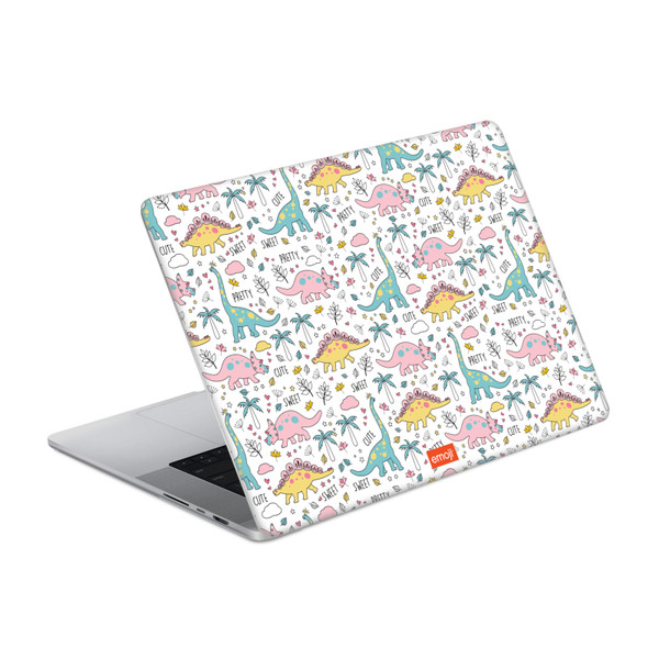 emoji® Art Patterns Dinosaurs Vinyl Sticker Skin Decal Cover for Apple MacBook Pro 16" A2485