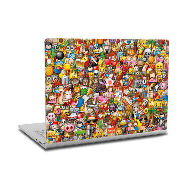emoji® Art Patterns Icons Vinyl Sticker Skin Decal Cover for Microsoft Surface Book 2