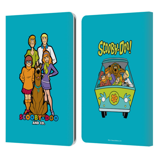 Scooby-Doo Mystery Inc. Scooby-Doo And Co. Leather Book Wallet Case Cover For Amazon Kindle Paperwhite 1 / 2 / 3