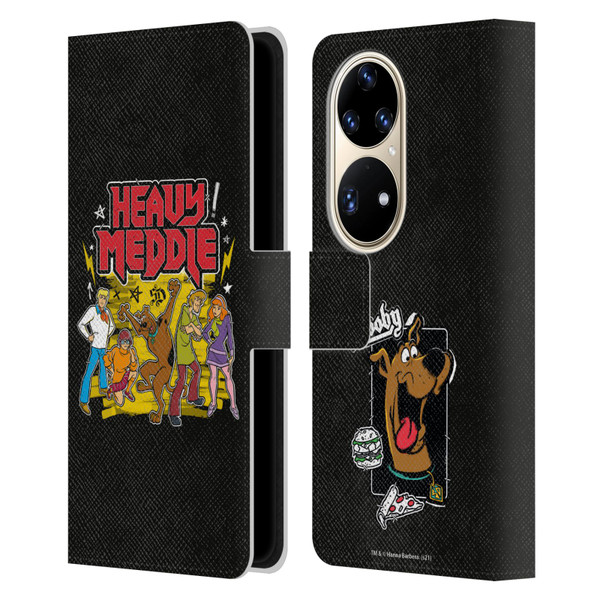 Scooby-Doo Mystery Inc. Heavy Meddle Leather Book Wallet Case Cover For Huawei P50 Pro