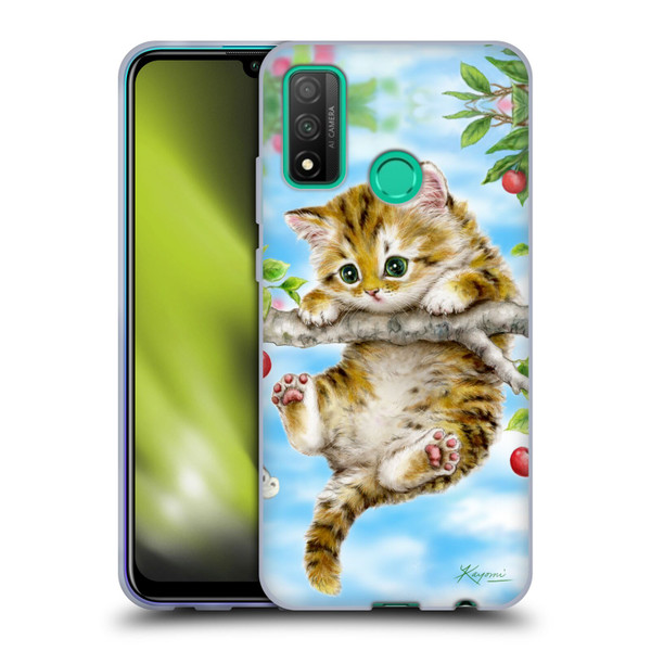 Kayomi Harai Animals And Fantasy Cherry Tree Kitten Soft Gel Case for Huawei P Smart (2020)
