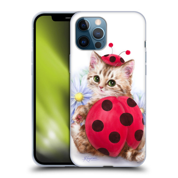 Kayomi Harai Animals And Fantasy Kitten Cat Lady Bug Soft Gel Case for Apple iPhone 12 Pro Max
