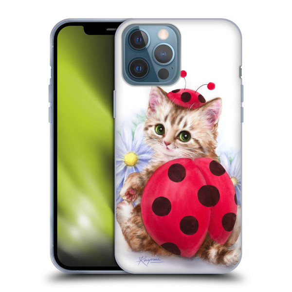 Kayomi Harai Animals And Fantasy Kitten Cat Lady Bug Soft Gel Case for Apple iPhone 13 Pro Max