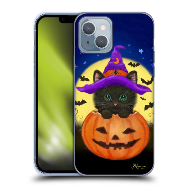 Kayomi Harai Animals And Fantasy Halloween With Cat Soft Gel Case for Apple iPhone 14