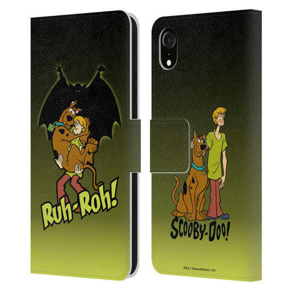 Scooby-Doo Mystery Inc. Ruh-Roh Leather Book Wallet Case Cover For Apple iPhone XR