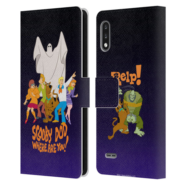 Scooby-Doo Mystery Inc. Where Are You? Leather Book Wallet Case Cover For LG K22