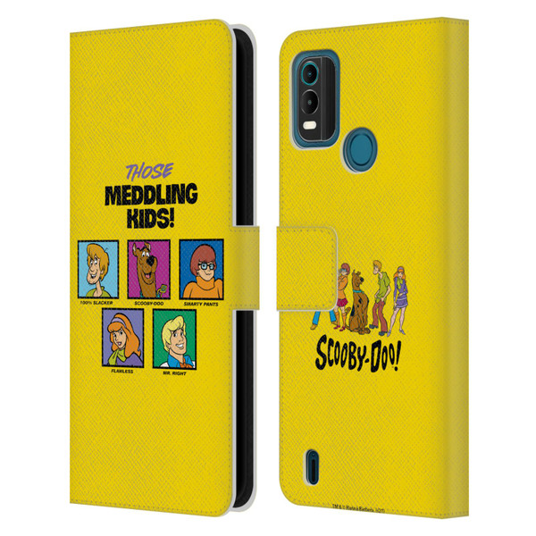 Scooby-Doo Mystery Inc. Meddling Kids Leather Book Wallet Case Cover For Nokia G11 Plus