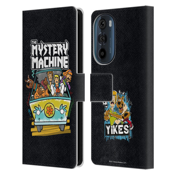 Scooby-Doo Mystery Inc. Grunge Mystery Machine Leather Book Wallet Case Cover For Motorola Edge 30