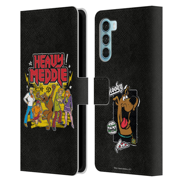 Scooby-Doo Mystery Inc. Heavy Meddle Leather Book Wallet Case Cover For Motorola Edge S30 / Moto G200 5G