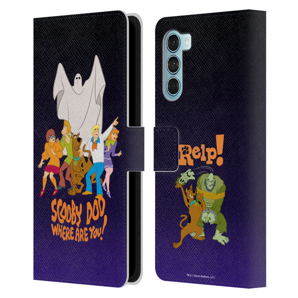 Scooby-Doo Mystery Inc. Where Are You? Leather Book Wallet Case Cover For Motorola Edge S30 / Moto G200 5G