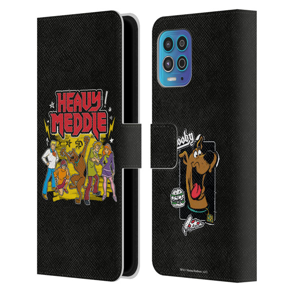 Scooby-Doo Mystery Inc. Heavy Meddle Leather Book Wallet Case Cover For Motorola Moto G100