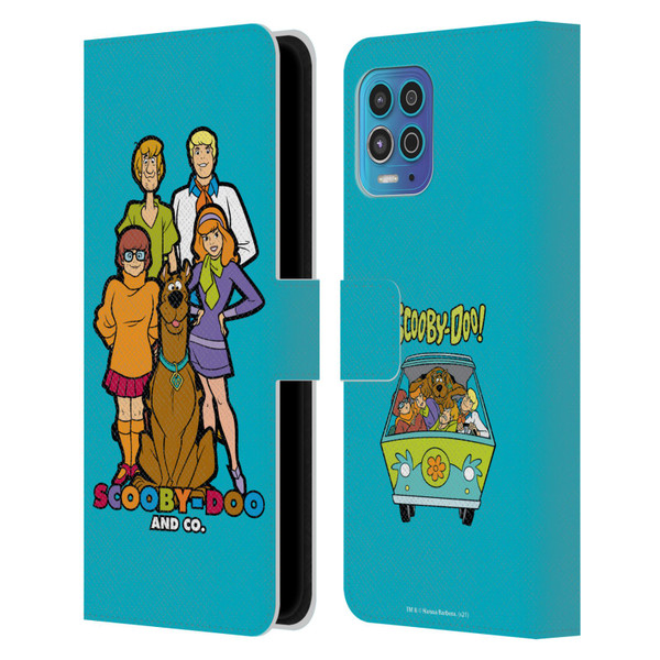 Scooby-Doo Mystery Inc. Scooby-Doo And Co. Leather Book Wallet Case Cover For Motorola Moto G100