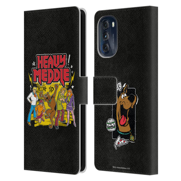 Scooby-Doo Mystery Inc. Heavy Meddle Leather Book Wallet Case Cover For Motorola Moto G (2022)