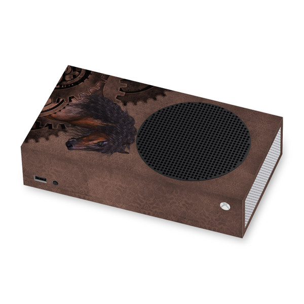 Simone Gatterwe Steampunk Horse Mechanical Gear Vinyl Sticker Skin Decal Cover for Microsoft Xbox Series S Console