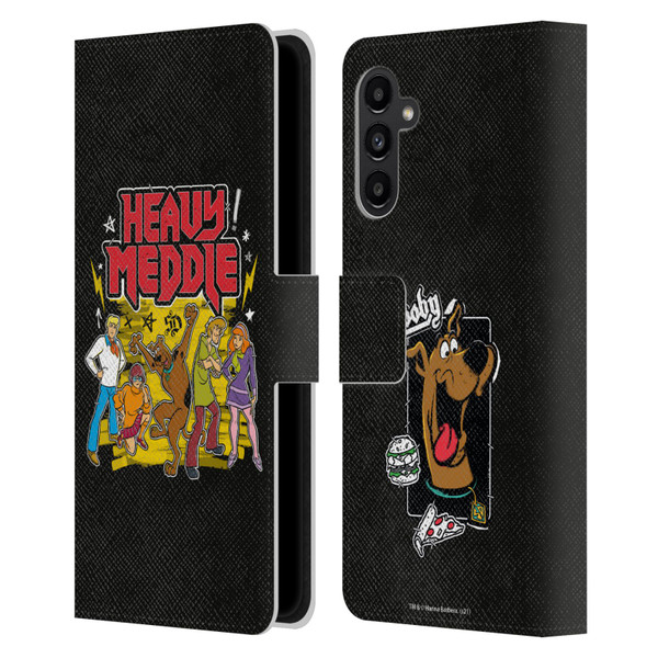 Scooby-Doo Mystery Inc. Heavy Meddle Leather Book Wallet Case Cover For Samsung Galaxy A13 5G (2021)