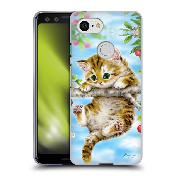 Kayomi Harai Animals And Fantasy Cherry Tree Kitten Soft Gel Case for Google Pixel 3