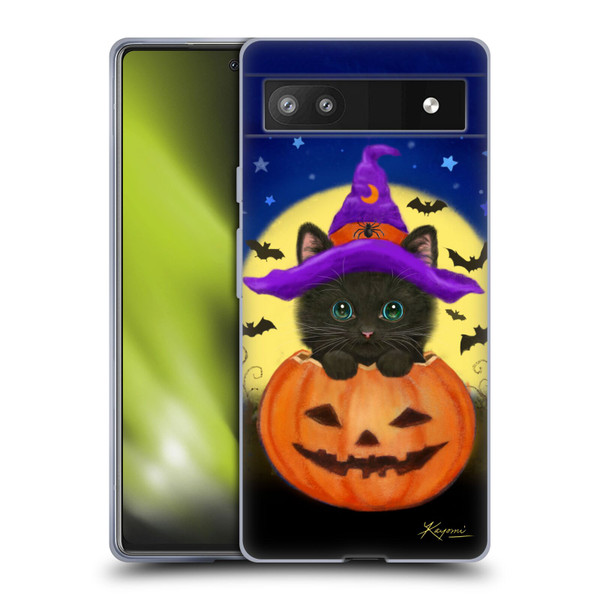 Kayomi Harai Animals And Fantasy Halloween With Cat Soft Gel Case for Google Pixel 6a