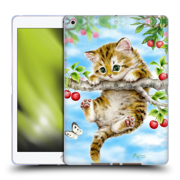 Kayomi Harai Animals And Fantasy Cherry Tree Kitten Soft Gel Case for Apple iPad 10.2 2019/2020/2021
