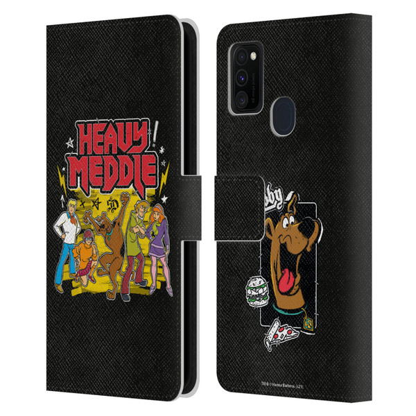 Scooby-Doo Mystery Inc. Heavy Meddle Leather Book Wallet Case Cover For Samsung Galaxy M30s (2019)/M21 (2020)