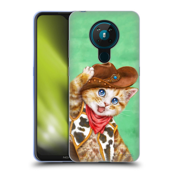 Kayomi Harai Animals And Fantasy Cowboy Kitten Soft Gel Case for Nokia 5.3
