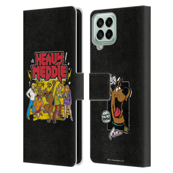 Scooby-Doo Mystery Inc. Heavy Meddle Leather Book Wallet Case Cover For Samsung Galaxy M53 (2022)