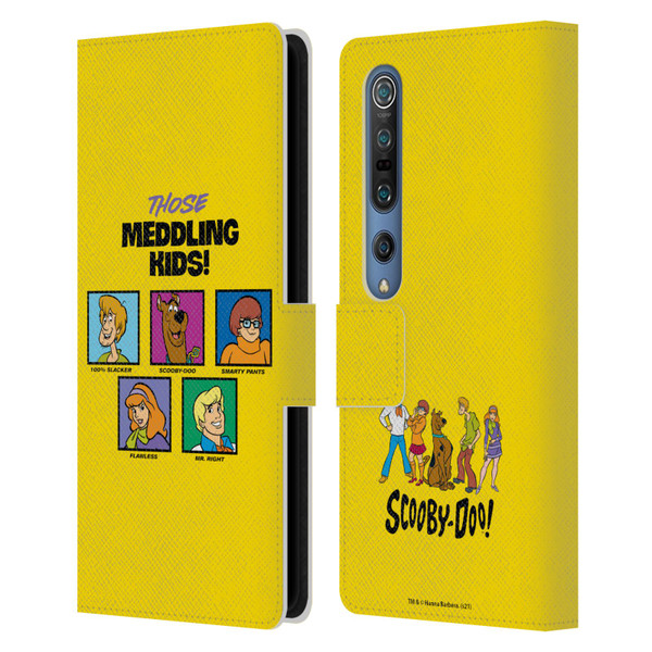 Scooby-Doo Mystery Inc. Meddling Kids Leather Book Wallet Case Cover For Xiaomi Mi 10 5G / Mi 10 Pro 5G