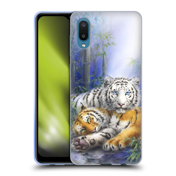 Kayomi Harai Animals And Fantasy Asian Tiger Couple Soft Gel Case for Samsung Galaxy A02/M02 (2021)