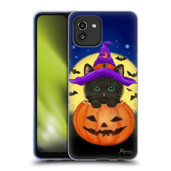 Kayomi Harai Animals And Fantasy Halloween With Cat Soft Gel Case for Samsung Galaxy A03 (2021)