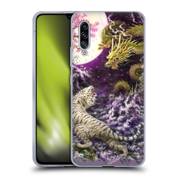 Kayomi Harai Animals And Fantasy Asian Tiger & Dragon Soft Gel Case for Samsung Galaxy A90 5G (2019)