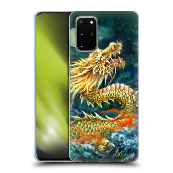 Kayomi Harai Animals And Fantasy Asian Dragon In The Moon Soft Gel Case for Samsung Galaxy S20+ / S20+ 5G