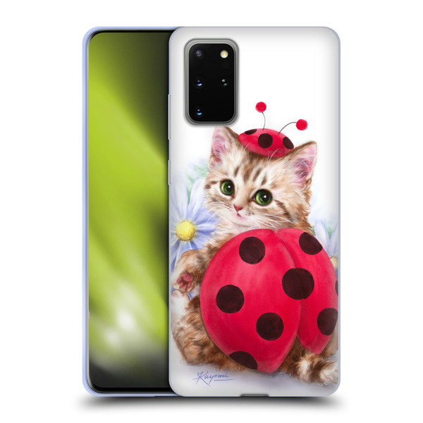 Kayomi Harai Animals And Fantasy Kitten Cat Lady Bug Soft Gel Case for Samsung Galaxy S20+ / S20+ 5G