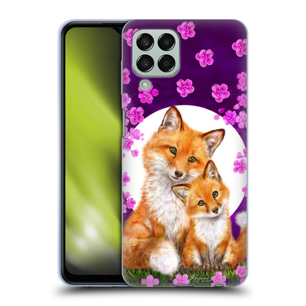 Kayomi Harai Animals And Fantasy Mother & Baby Fox Soft Gel Case for Samsung Galaxy M33 (2022)